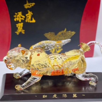 河間華企供應十二生肖之如虎添翼泡酒瓶密封透明大容量盛酒器1000ml