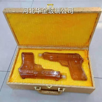 河間華企生產異形造型創意泡酒瓶透明精美個性醒酒器