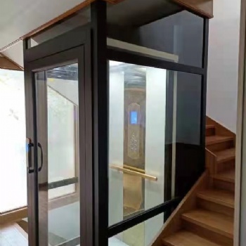 定制小型家用二層三層四層液壓式別墅電梯