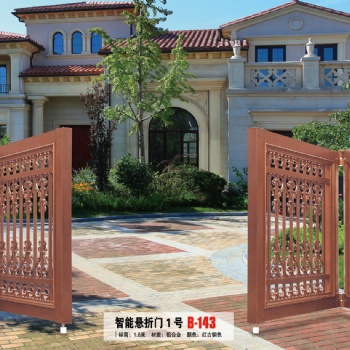 工業(yè)門折疊門自動伸縮門不銹鋼鋁合金遙控門工廠工地學(xué)校小區(qū)門