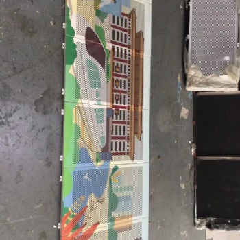 定制外墻雙拼色鋁單板 雙拼色藝術(shù)造型幕墻板