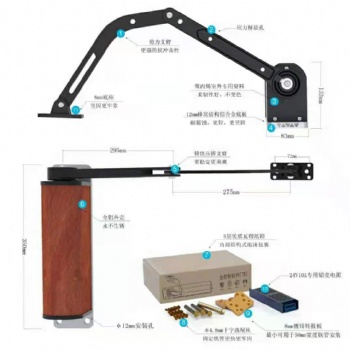 山東濟南門禁改造 普通門加開門機/閉門器配合門禁開關門可遙控