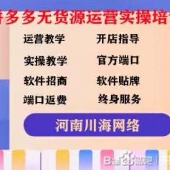 拼多多無貨源店群軟件貼牌_拼多多整店同行采集，店群運營培訓