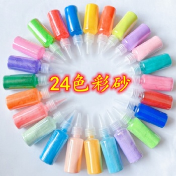 120目沙畫沙漏燒結彩砂 環氧美縫劑用彩砂