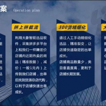 吉林拼多多無貨源運營教學，淘上拼，拼上拼截流，精細化運營教學
