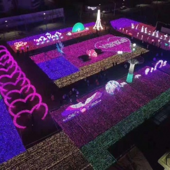 夢幻燈光展租賃夜游常態景點打造主題燈光節出租