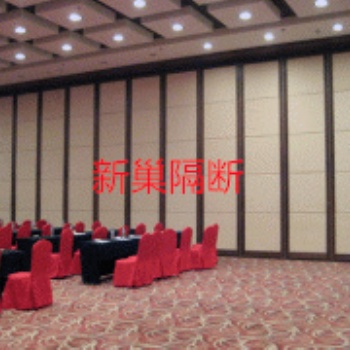 新款宴會廳活動高隔斷墻酒店移動隔斷折疊屏風(fēng)會議室隔斷隔音折疊門