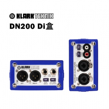 供應klark teknik DN200 Di盒 用于吉他 貝斯等樂器 適用于錄音、演唱會