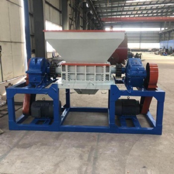 雙軸撕碎機(jī) 大件垃圾撕碎機(jī) 廢舊金屬外殼撕碎機(jī) 撕碎效果好