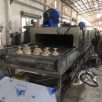 定制流水式金屬件超聲波清洗線 鋼件除鐵屑清洗干燥設備