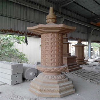 寺廟石雕經幢 惠安石雕廠家供應 花崗巖經幢定制 多款式可選
