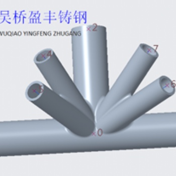 虹橋高鐵無柱雨棚鑄鋼節點的 有限元分析及試驗研究