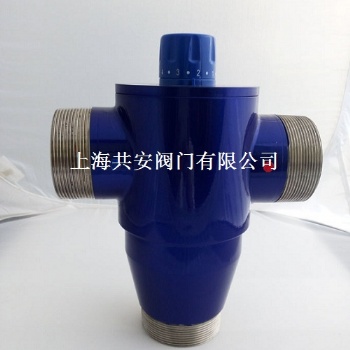 DN65大流量管道恒溫三通閥2.5寸工程款