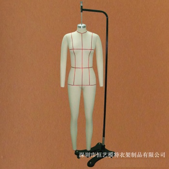 【國標女裝全身制衣模特-國內碼板房裁剪模特】