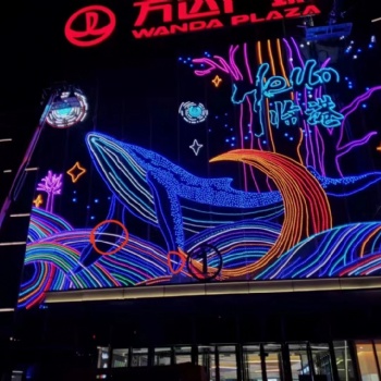 景區亮化 墻體燈飾畫出租出售