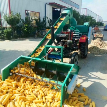 大型玉米脫粒機 家用苞米機脫粒干凈 高效率四輪車帶動