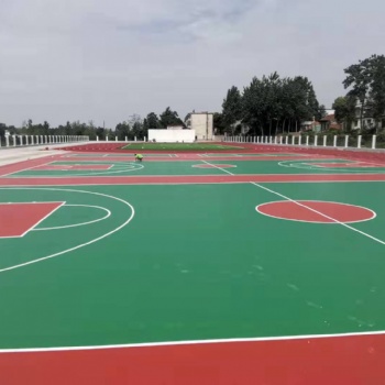 陜西硅PU籃球場運(yùn)動場地建設(shè)-金格體育