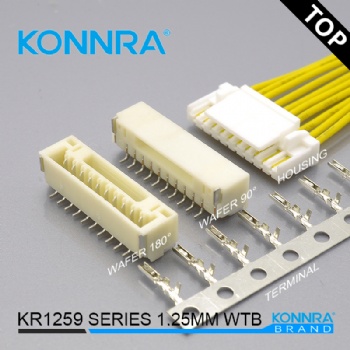 康瑞 KR1259單排SMT線對板帶扣蜂鳴器端子線可替MOLEX重載連接器
