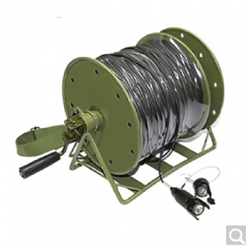 新橋華泰 XQ-YZGL100B單模2芯野戰鎧裝光纜 100米野戰光纜 金屬航空接頭