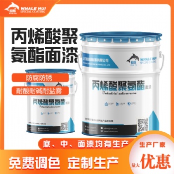 工程設(shè)施用丙烯酸聚氨酯涂料漆膜堅(jiān)硬防腐能力好