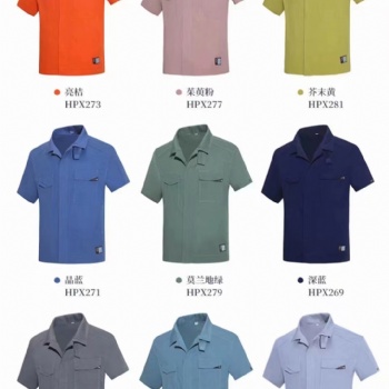青島工作服定制POLO短袖衫夏季工作服定制黃島職業工裝 文化衫定做