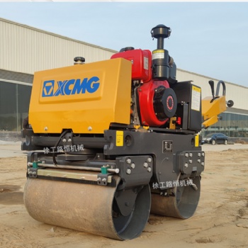 徐工XMR083全液壓壓路機 手扶雙輪壓路機 小型壓路機 一鍵式振動