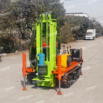 公路注漿履帶式潛孔鉆機 打炮山眼回轉式液壓巖石打孔機
