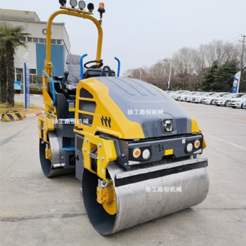 徐工XD120雙鋼輪全液壓壓路機 3噸小型壓路機 振動輪免維修