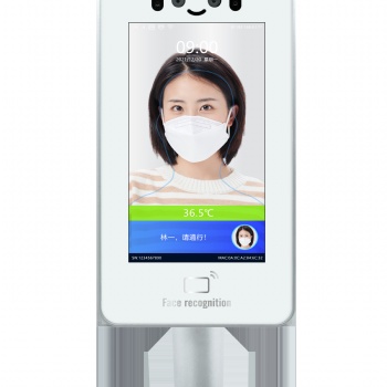 防水AI8寸屏測溫儀人臉識別門禁一體機全自動測溫非接觸式門禁機