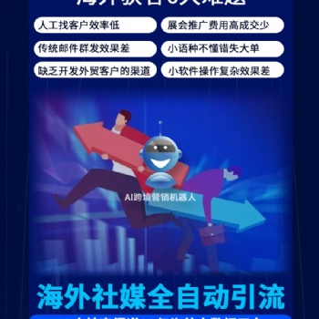 外貿網站營銷推廣跨境電商智能拓客---AI跨境營銷機器人