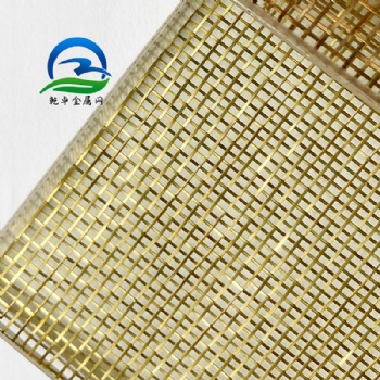 夾絲玻璃金屬網山水畫不銹鋼金屬壁布圖案輕奢裝飾網