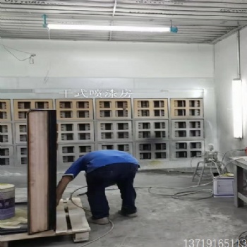 佛山高明家具噴漆房除塵設(shè)備噴涂無塵房廢氣處理設(shè)備