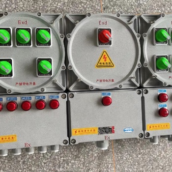 安宇防爆電動閥防爆操作柱BZC5-ExeIICT6防爆按鈕箱掛式