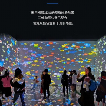 全息展館全息投影沉浸式體驗3D大屏展示隧道戶外投影全息投影沙盤
