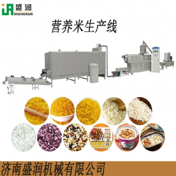 重組米加工機械 速食米生產設備 沖泡米飯設備營養大米成套生產線
