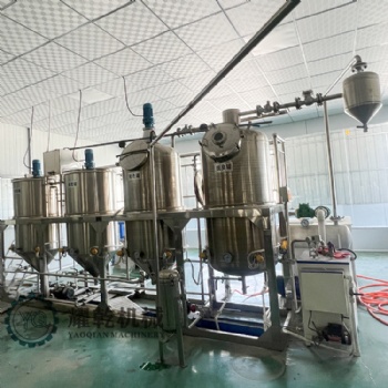 亞麻油精煉設備 油脂脫膠脫色設備 1-500噸食用油生產機組