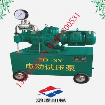 安慶電動試壓泵的啟動運轉