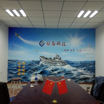 固安墻體彩繪固安立體花手繪墻繪制