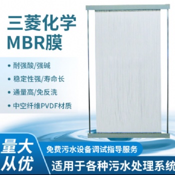 三菱化學浸沒式MBR簾式膜中空纖維超濾pvdf簾式膜60E002**膜片