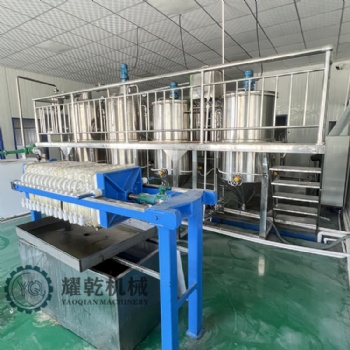 山茶油提煉設備 QC標準生產食用油機組 日產0.5-200噸生產線