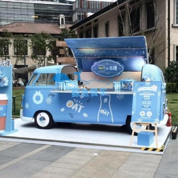水果蔬菜小吃車售貨車夜市電動餐車移動水果車