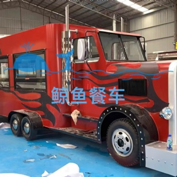 小吃車美食用擺攤車流動快餐車移動夜市商拖掛房車電動四輪