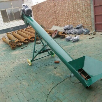 移動式螺旋式包裝機 灌包輸送機 飼料提升機設備