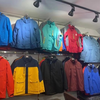 西安沖鋒衣批量定制 工作服中作 可印字