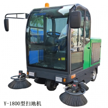 工業工廠車間吸拖一體全自動駕駛式洗地機