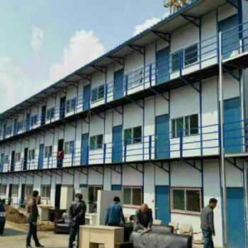 安特 辦公活動板房 集裝箱 彩鋼房 工地住人雙層活動房
