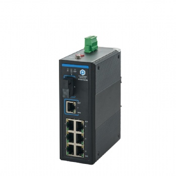 IS1000-1108系列DIN導軌式百兆非管理型工業交換機以太網交換機