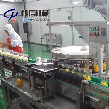 全自動雪梨水果罐頭生產設備雪梨罐頭制作設備