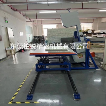 東莞鉑銳切割PU PE PVC軟質 可設定角度 10-90度全自動泡綿角度切割機