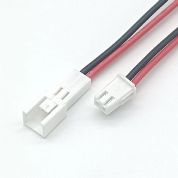 線束工廠批發SM--H250公母對接端子線束2pin硅膠線 規格齊全